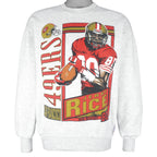 NFL (Nutmeg) - San Francisco 49ers Jerry Rice Sweatshirt 1990s Medium Vintage Retro Football
