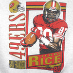 NFL (Nutmeg) - San Francisco 49ers Jerry Rice Sweatshirt 1990s Medium Vintage Retro Football