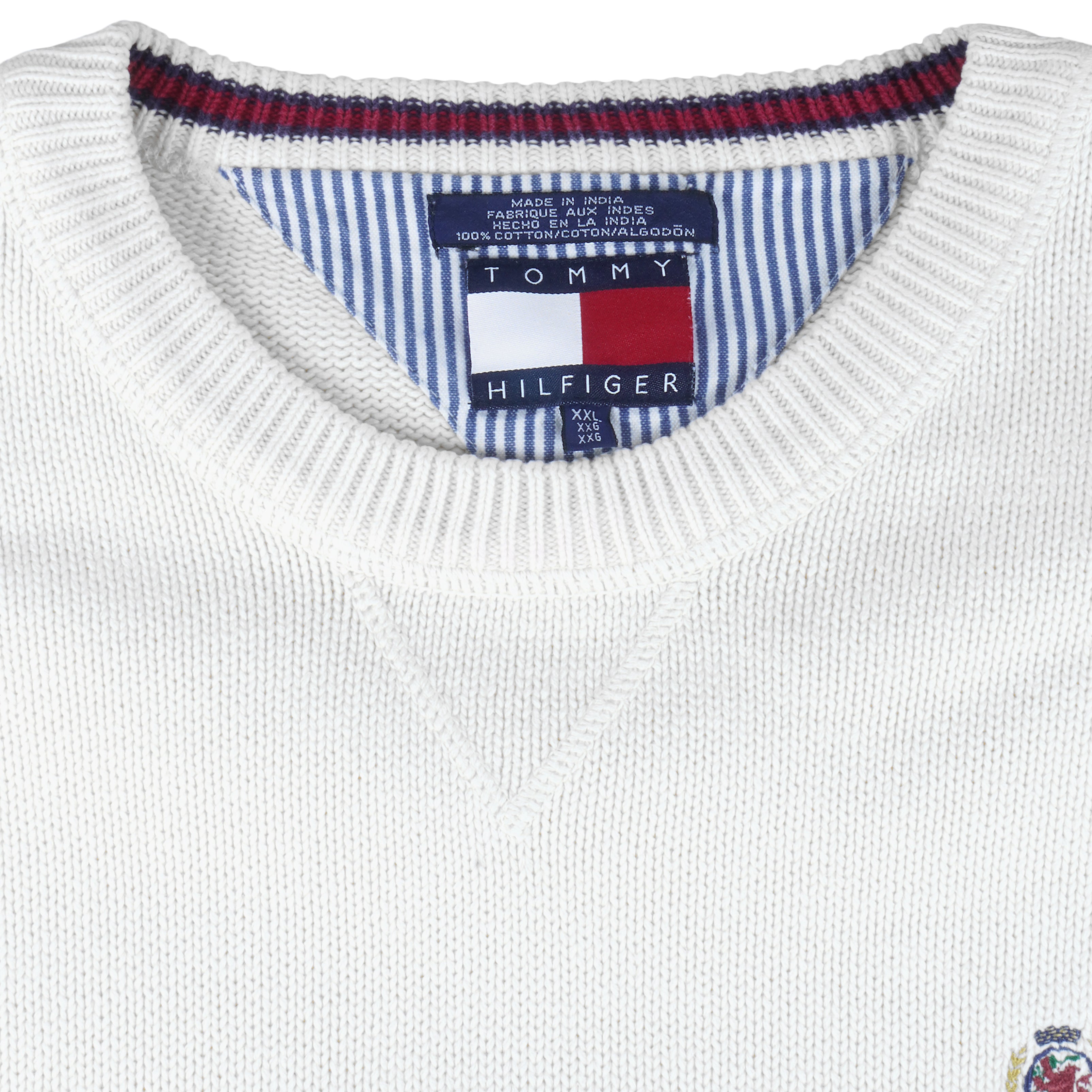 Vintage tommy hilfiger knit hot sale sweater