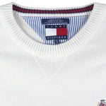 Tommy Hilfiger - Embroidered Crew Neck Sweatshirt 1990s XX-Large Vintage Retro