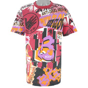 Vintage - Body Glove All Over Print T-Shirt 1990s Large Vintage Retro  