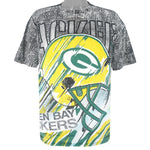 NFL (Magic Johnson T's) - Green Bay Packers All Over Print T-Shirt 1990s X-Large
