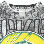 NFL (Magic Johnson T's) - Green Bay Packers All Over Print T-Shirt 1990s X-Large Vintage Retro Football