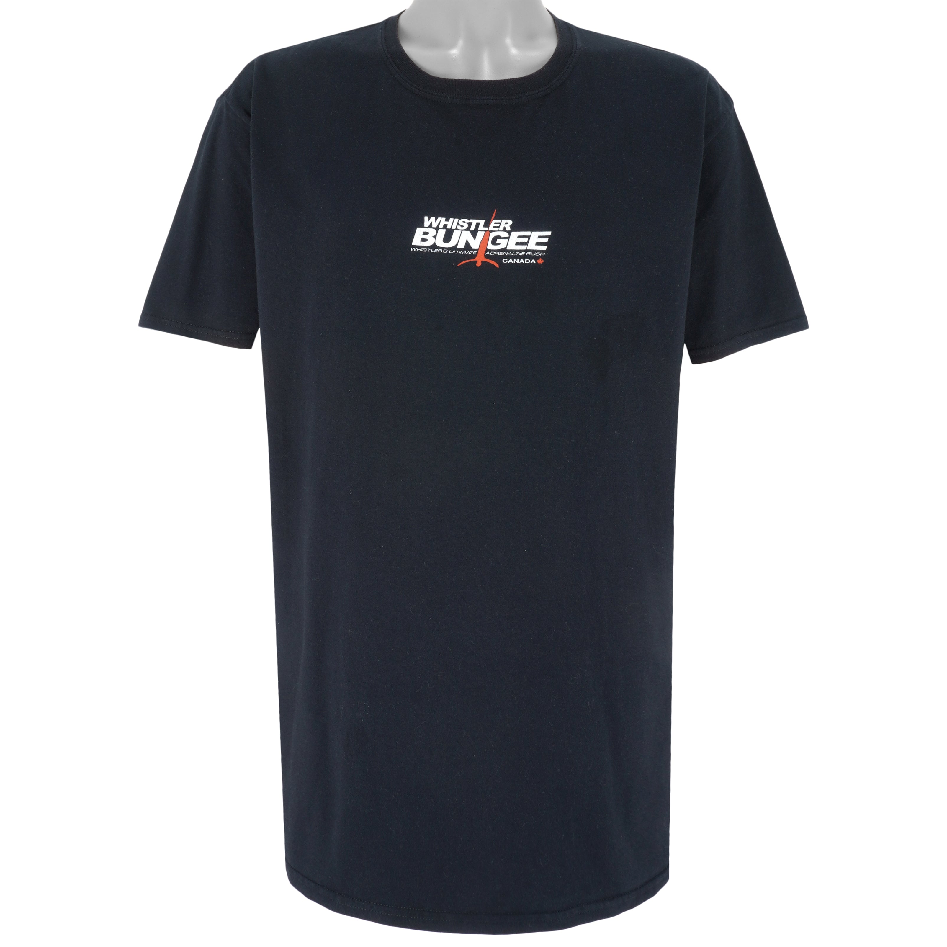Vintage (Gildan) - Whistler Bungee T-Shirt 1990s X-Large Vintage Retro