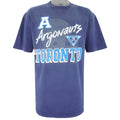 CFL- Toronto Argonauts Big Logo T-Shirt 1991 Large Vintage Retro Football