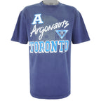 CFL- Toronto Argonauts Big Logo T-Shirt 1991 Large Vintage Retro Football