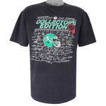CFL (Waves) - Saskatchewan Roughriders Collectors Edition T-Shirt 1989 Large