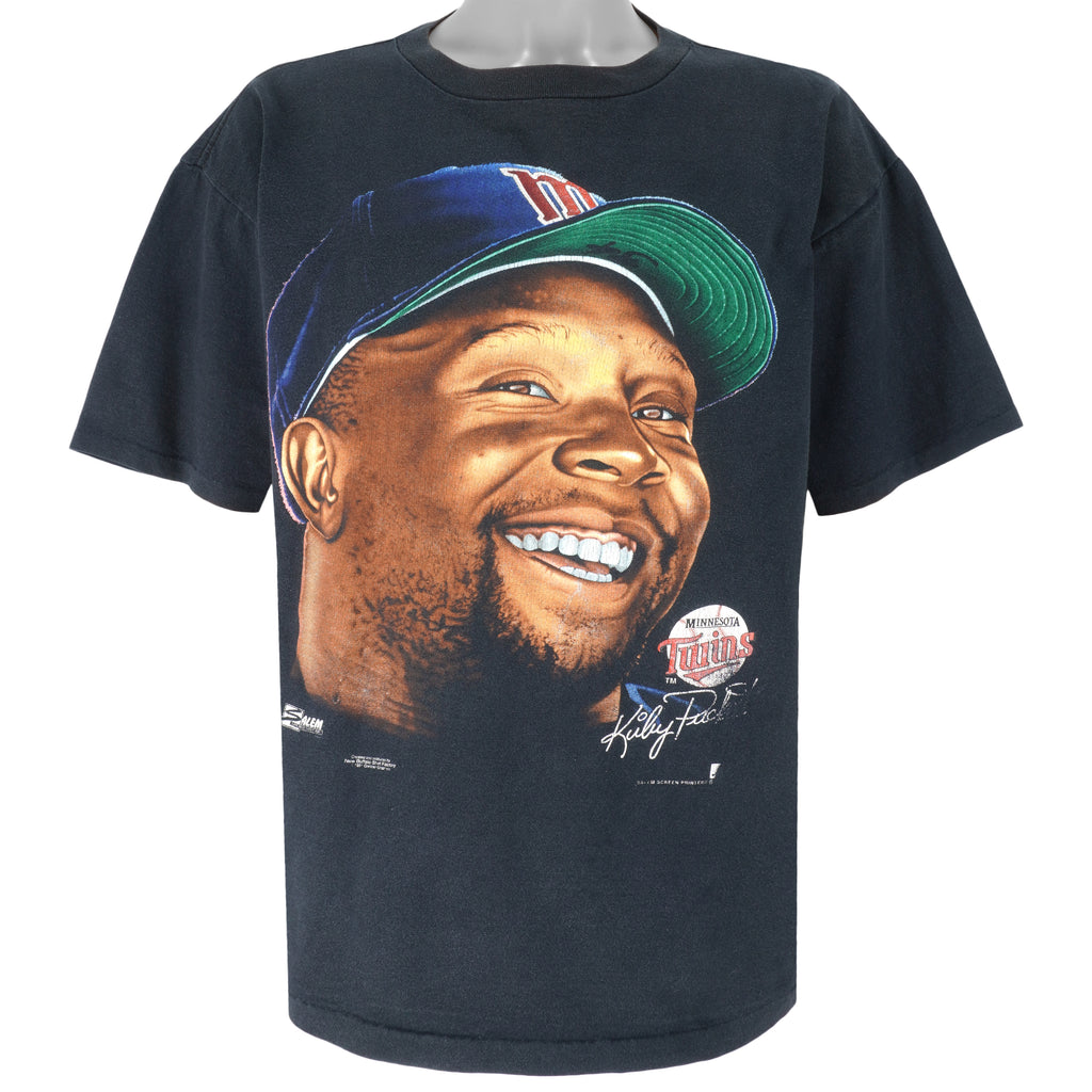 MLB (Salem) - Minnesota Twins Kirby Puckett T-Shirt 1990s X-Large Vintage Retro Baseball