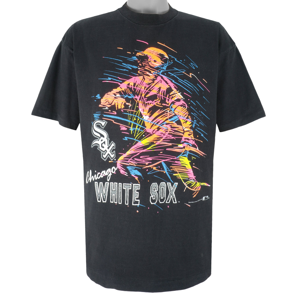 MLB (SSI) - Chicago White Sox Big Logo T-Shirt 1991 X-Large Vintage Retro Baseball
