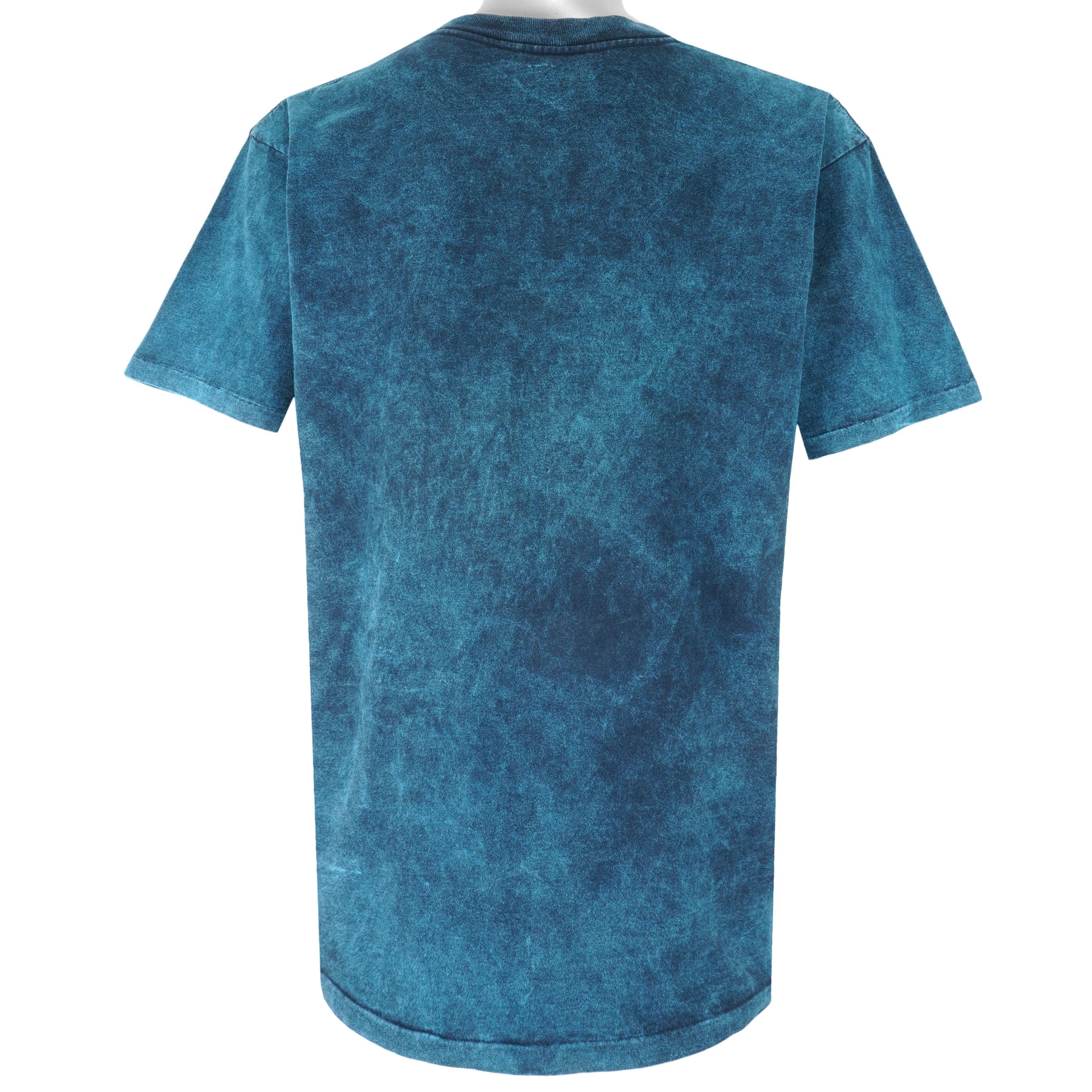 MLB (Nutmeg) -  Chicago Cubs Tie Dye T-Shirt 1990s Large Vintage Retro Baseball