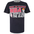 NBA - Portland Trail Blazers Playoffs T-Shirt 1990 Large Vintage Retro Basketball