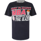 NBA - Portland Trail Blazers Playoffs T-Shirt 1990 Large Vintage Retro Basketball