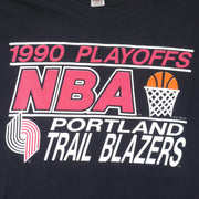NBA - Portland Trail Blazers Playoffs T-Shirt 1990 Large Vintage Retro Basketball