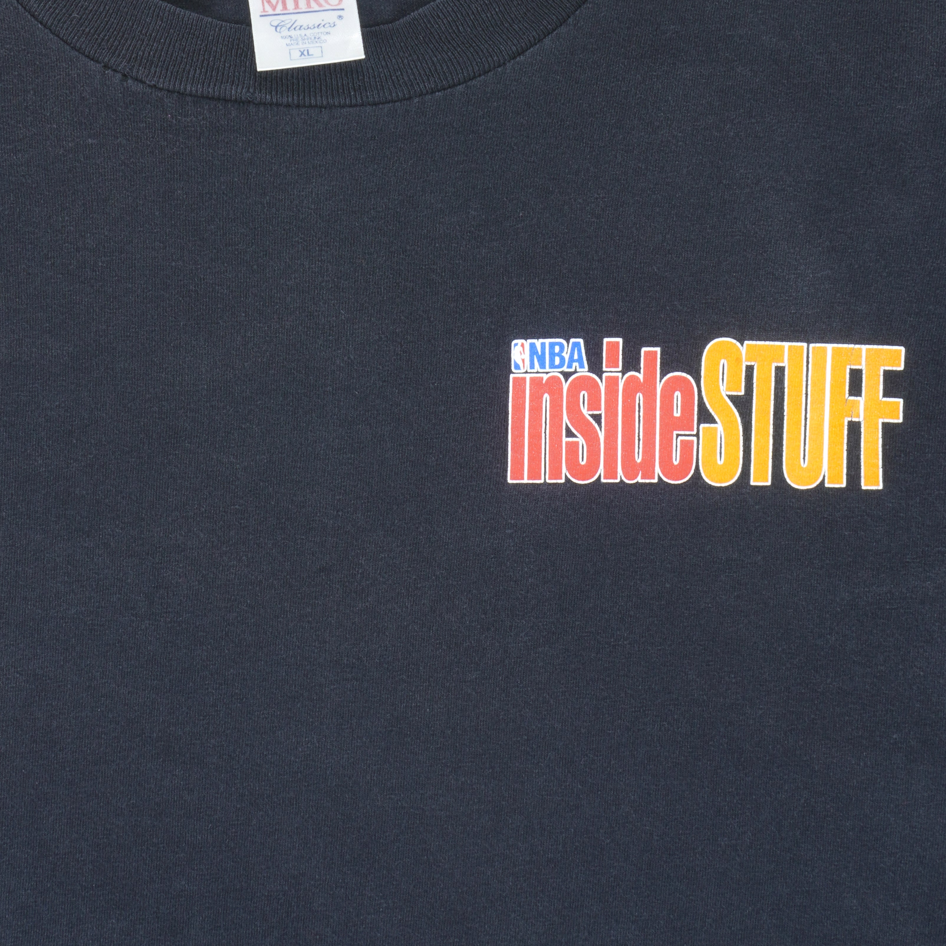 Vintage (Miro) - NBA Inside Stuff T-Shirt 1990s X-Large Vintage Retro Basketball