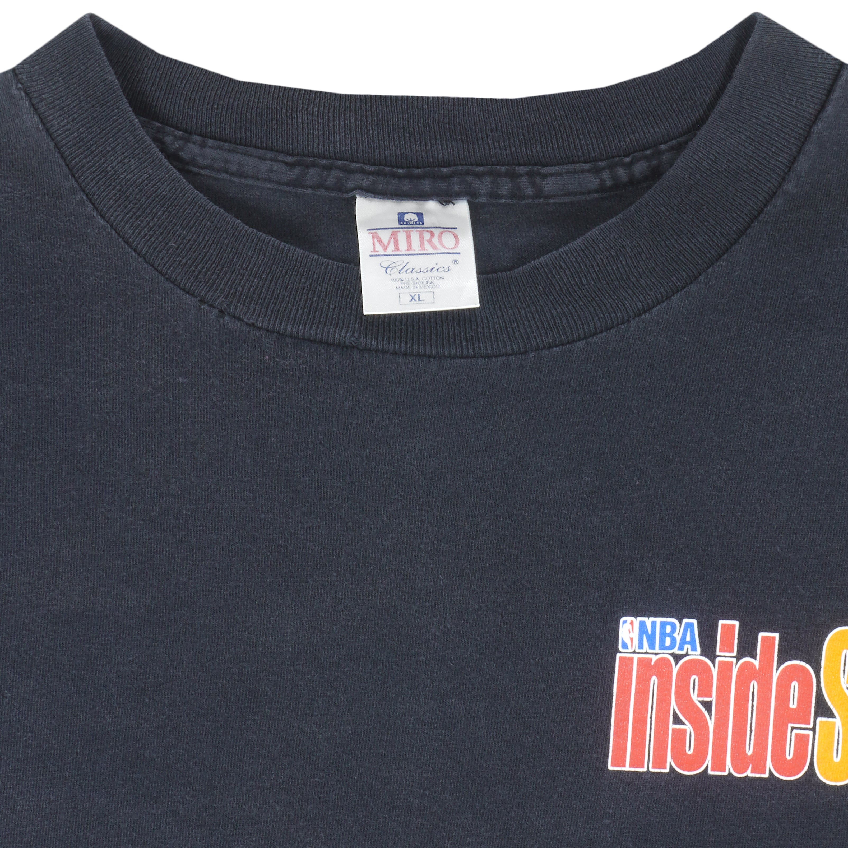 Vintage (Miro) - NBA Inside Stuff T-Shirt 1990s X-Large Vintage Retro Basketball