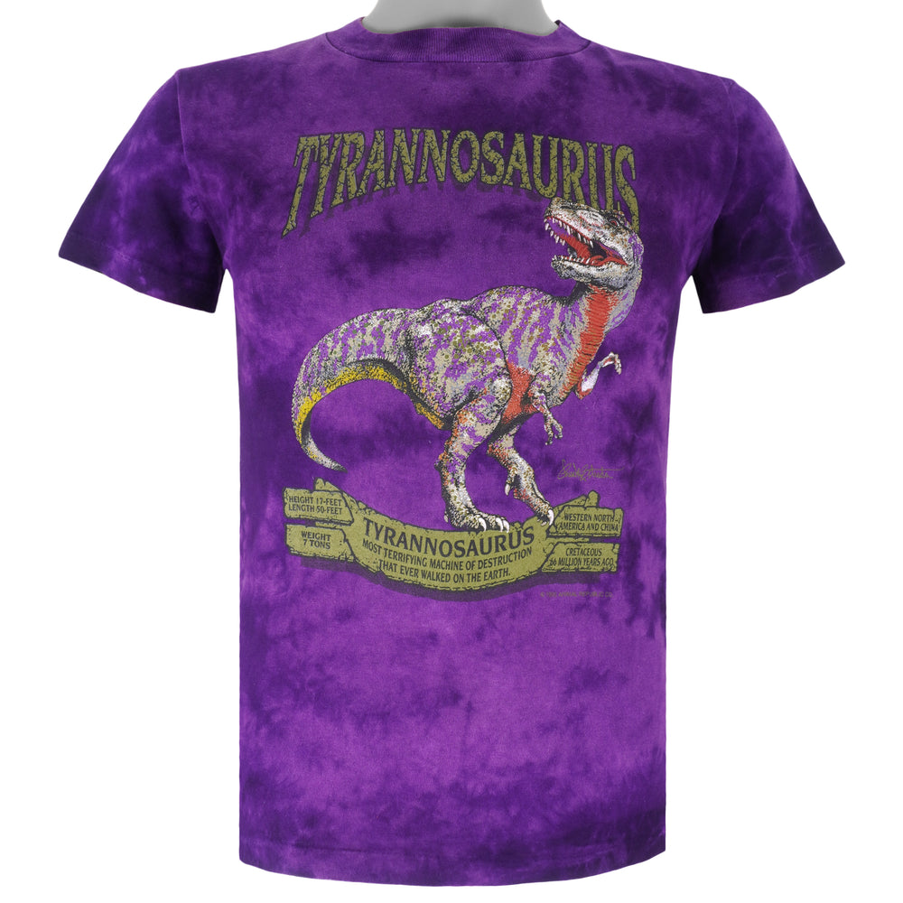 Vintage - Tyrannosaurus Tie Dye T-Shirt 1993 Small Vintage Retro