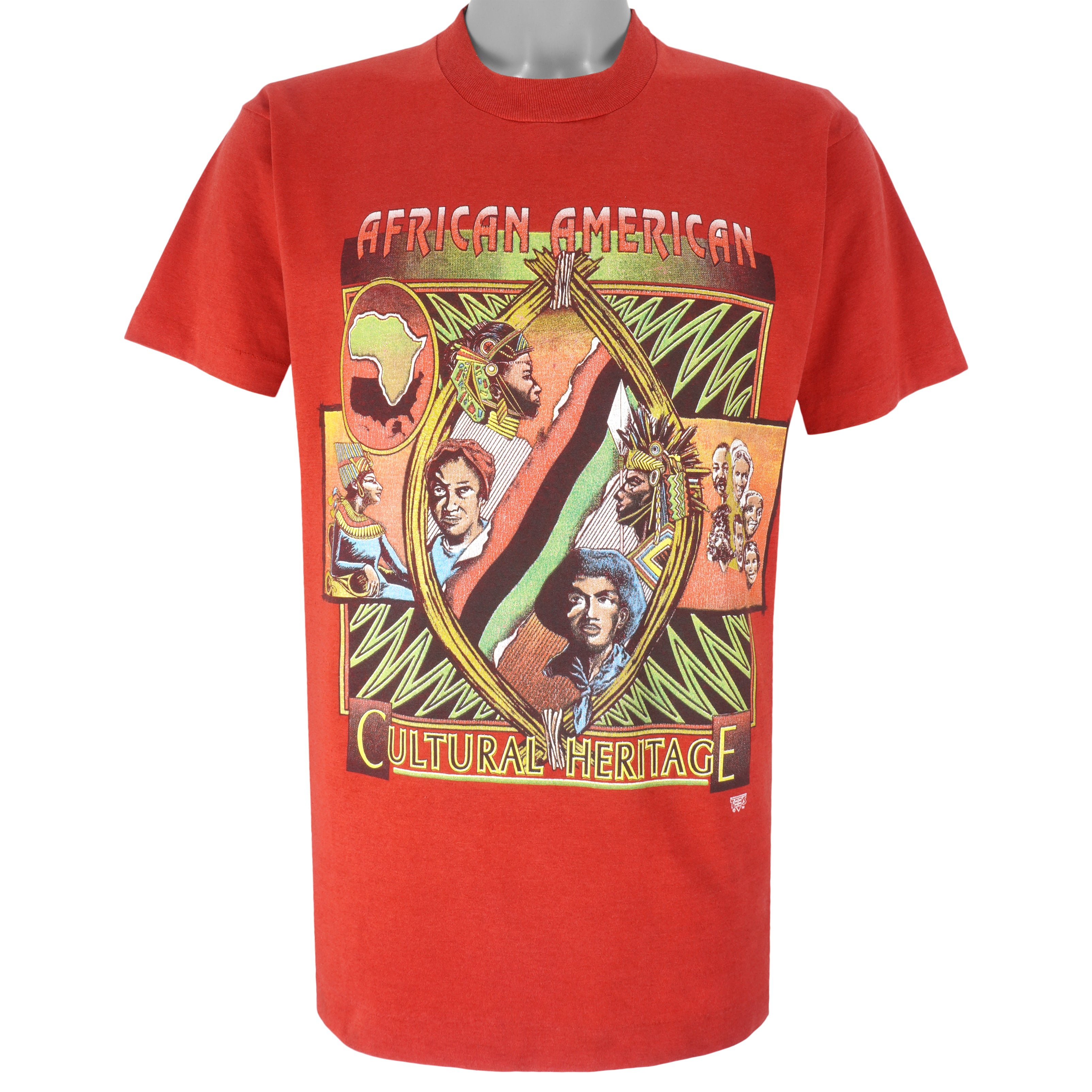 Vintage - African American Cultural Heritage T-Shirt 1990s Large Vintage Retro