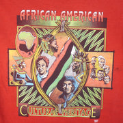 Vintage - African American Cultural Heritage T-Shirt 1990s Large Vintage Retro