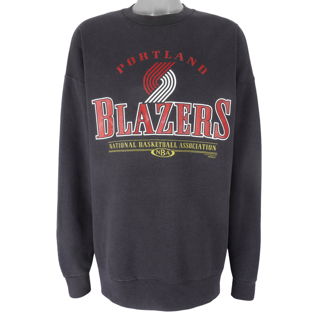 NBA - Portland Trail Blazers Crew Neck Sweatshirt 1990s XX-Large Vintage Retro Basketball