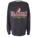 NBA - Portland Trail Blazers Crew Neck Sweatshirt 1990s XX-Large Vintage Retro Basketball