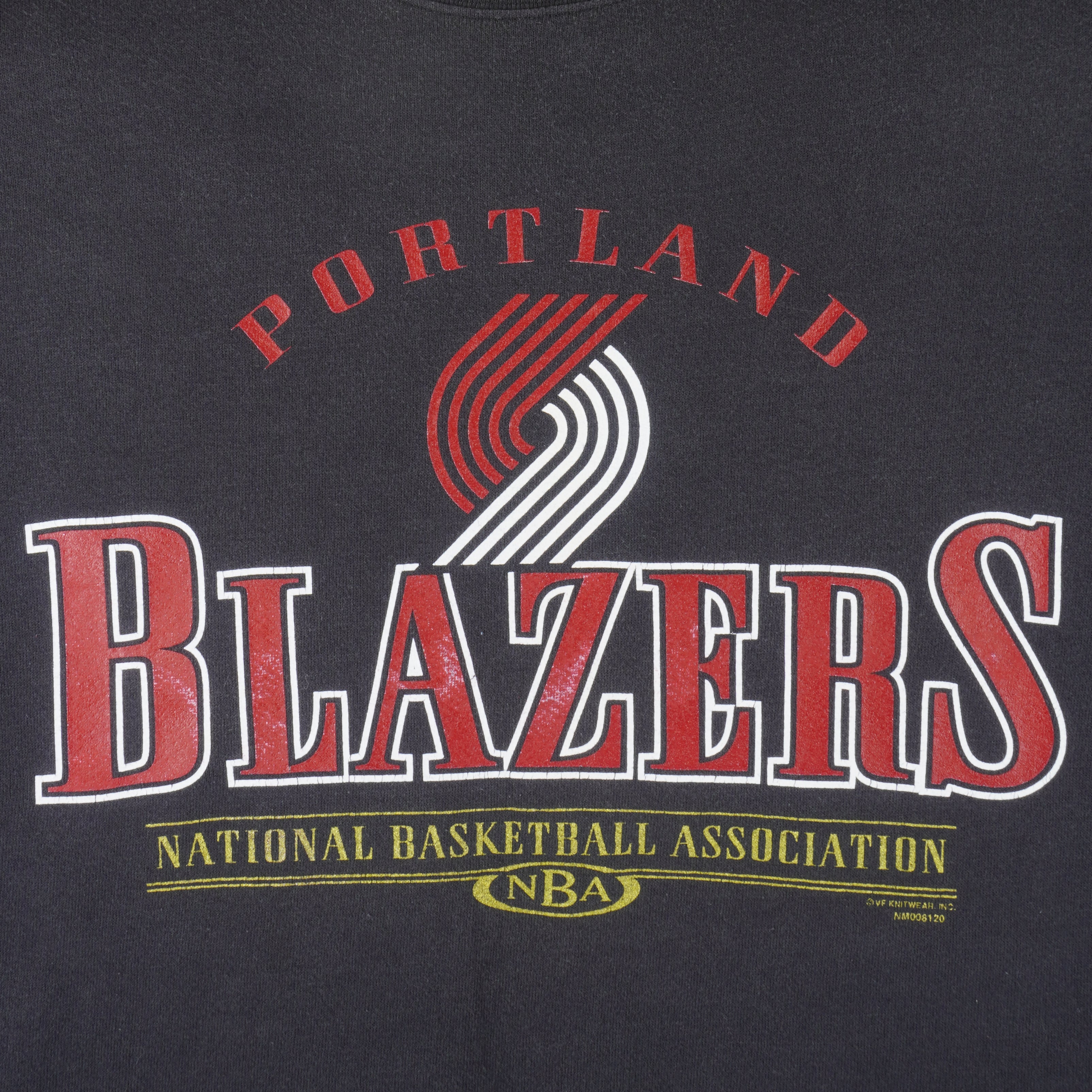 NBA - Portland Trail Blazers Crew Neck Sweatshirt 1990s XX-Large Vintage Retro Basketball