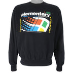 Vintage -  Microsoft Windows Elementary Crew Neck Sweatshirt 1998 Medium Vintage Retro