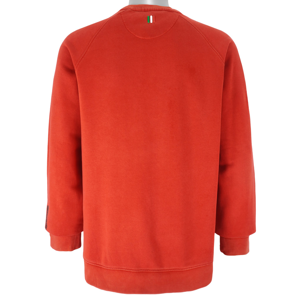 NASCAR - Red Ferrari Crew Neck Sweatshirt 2000s Large Vintage Retro