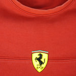 NASCAR - Red Ferrari Crew Neck Sweatshirt 2000s Large Vintage Retro