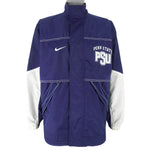 Nike - Penn State University NCAA Embroidered Windbreaker 1990s Large
