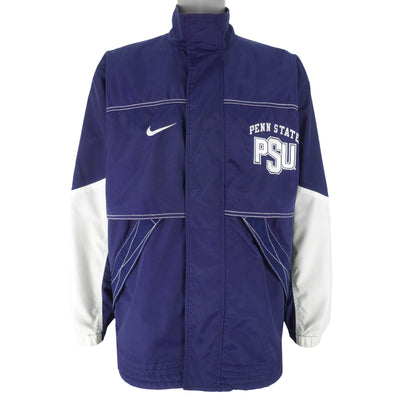 Nike - Penn State University NCAA Embroidered Windbreaker 1990s Large