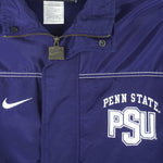 Nike - Penn State Zip-Up Windbreaker 1990s Large Vintage Retro College