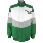NFL (Apex One) - Philadelphia Eagles Zip-Up Windbreaker 1990s Medium Vintage Retro Football