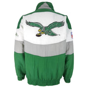 NFL (Apex One) - Philadelphia Eagles Zip-Up Windbreaker 1990s Medium Vintage Retro Football