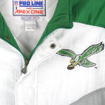 NFL (Apex One) - Philadelphia Eagles Zip-Up Windbreaker 1990s Medium Vintage Retro Football