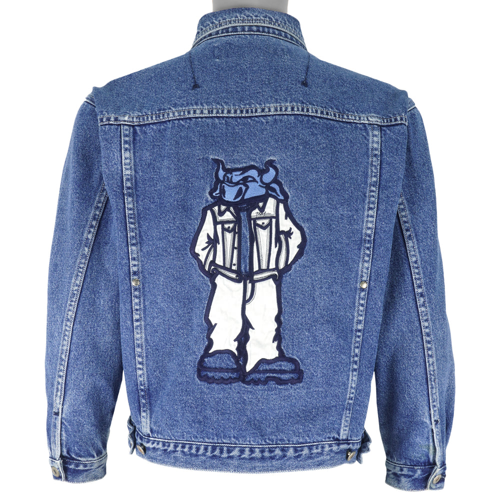 Vintage - Phat Farm Denim Bomber Jacket 1990s Large Youth Vintage Retro