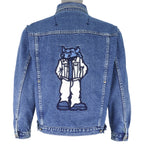 Vintage - Phat Farm Denim Bomber Jacket 1990s Large Youth Vintage Retro