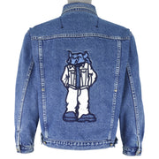Vintage - Phat Farm Denim Bomber Jacket 1990s Large Youth Vintage Retro