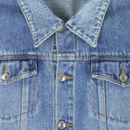 Vintage - Horses Embroidered Denim Jacket 1990s X-Large Vintage Retro