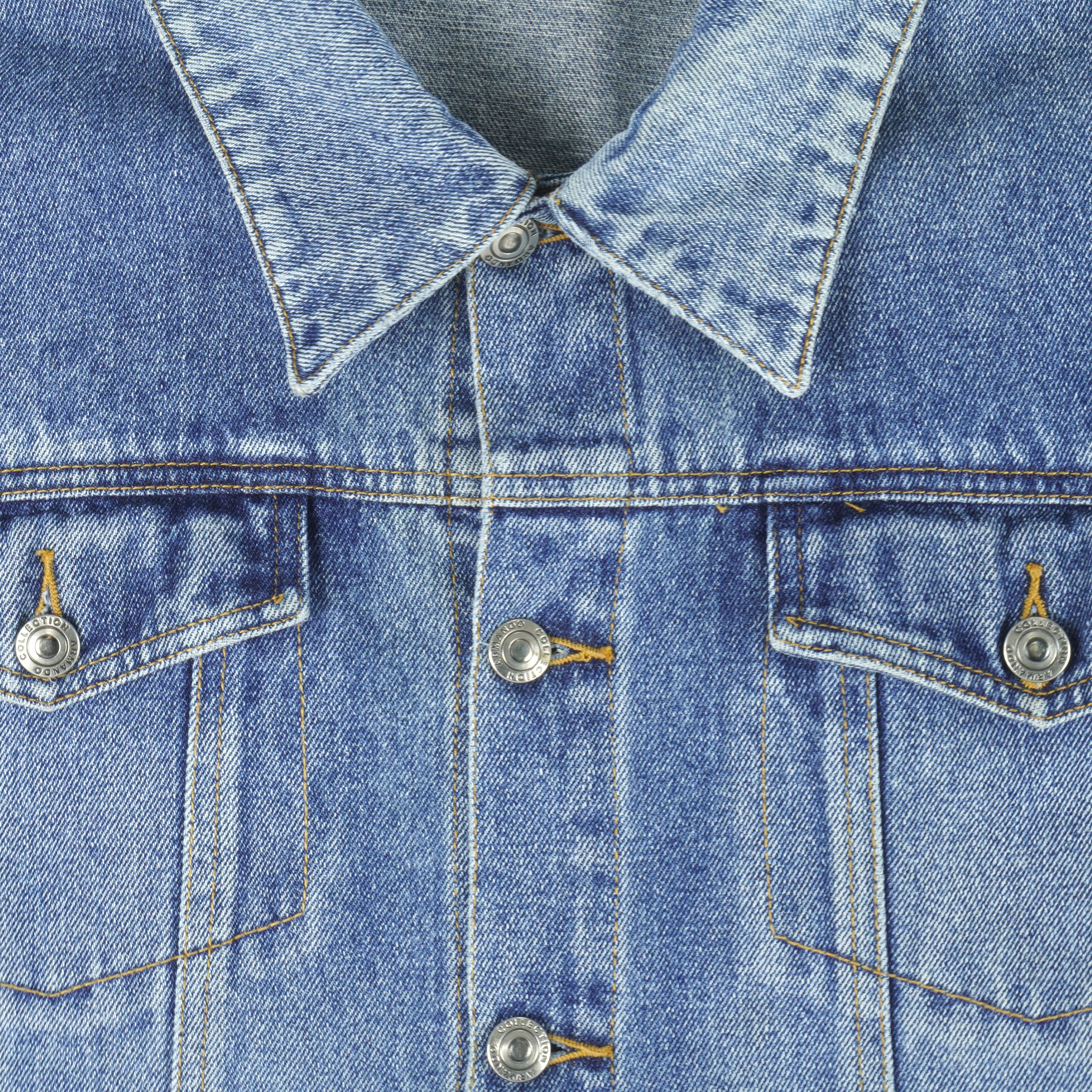 Vintage - Horses Embroidered Denim Jacket 1990s X-Large Vintage Retro