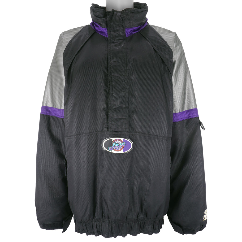 Starter - Utah Jazz 1/2 Zip Jacket 1990s XX-Large Vintage Retro Basketball