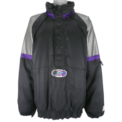 Starter - Utah Jazz 1/2 Zip Pullover Jacket 1990s XX-Large