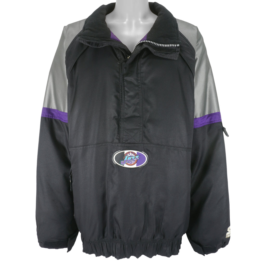 Starter - Utah Jazz 1/2 Zip Jacket 1990s XX-Large Vintage Retro Basketball