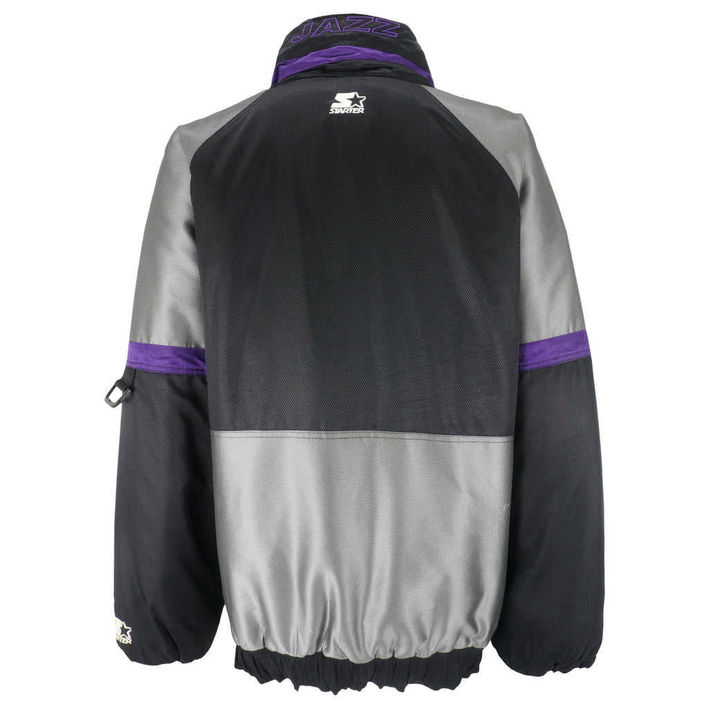 Starter - Utah Jazz 1/2 Zip Jacket 1990s XX-Large Vintage Retro Basketball