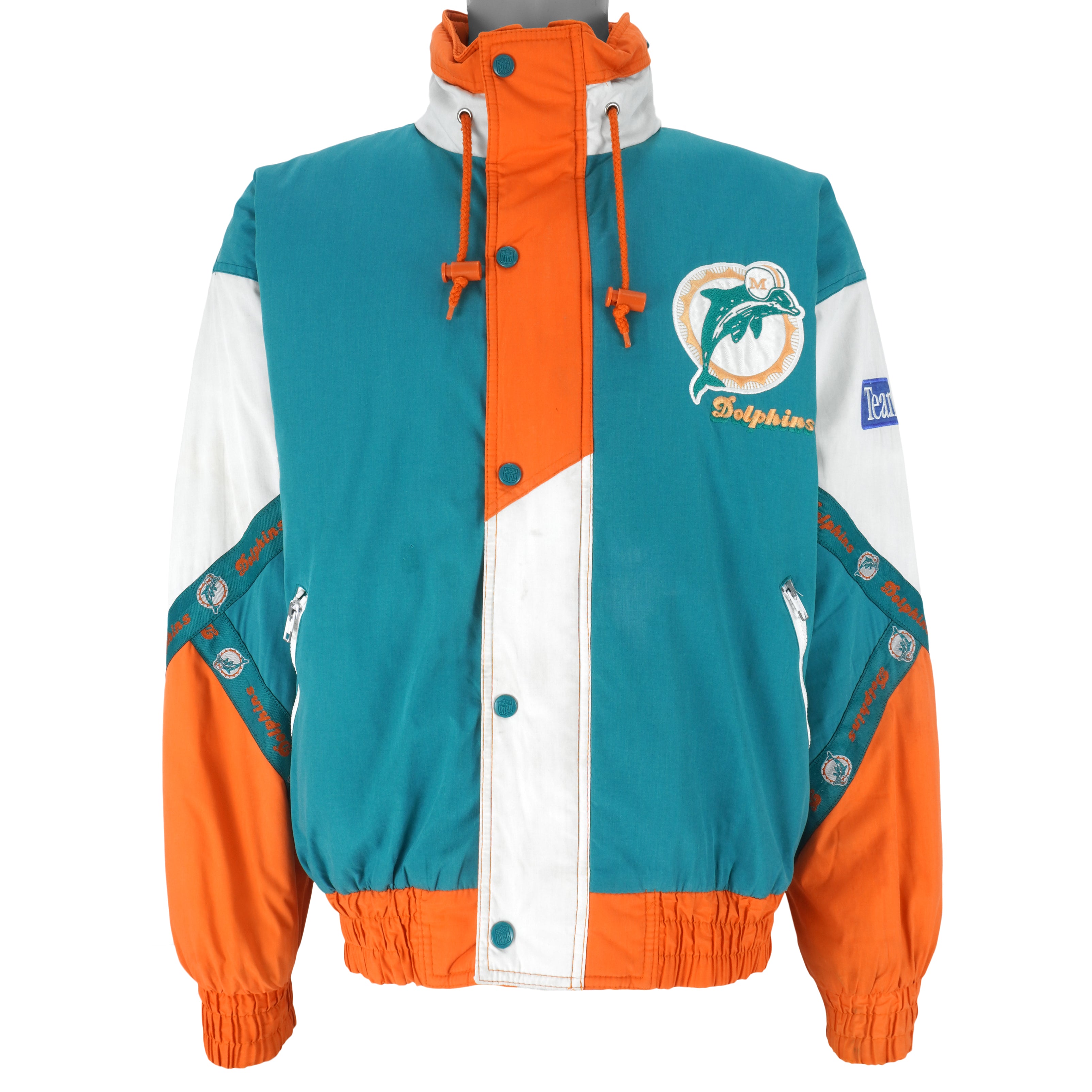 80s miami dolphins starter jacket