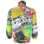 Vintage (Head) - Star Of The Hill Crazy Pattern Abstract Ski Jacket 1990s Large