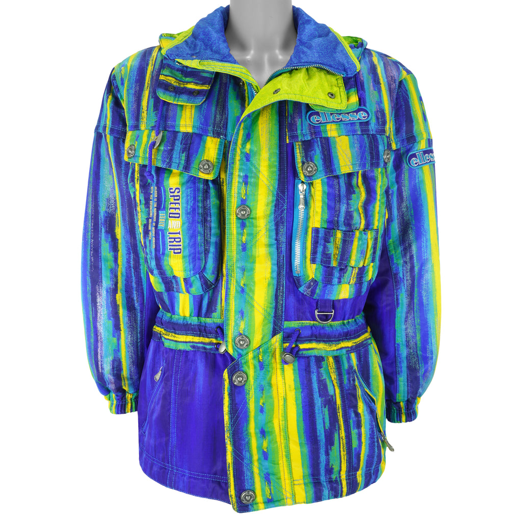 Ellesse - Speed and Trip Hooded Ski Jacket 1990s X-Large Vintage Retro