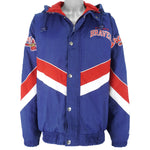 Starter - Atlanta Braves Hooded Jacket 1990s X-Large Vintage Retro Baseball