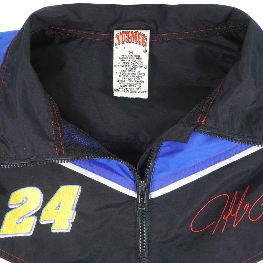 NASCAR (Nutmeg) - Dupont Jeff Gordon #24 Racing Jacket 1990s Medium Vintage Retro