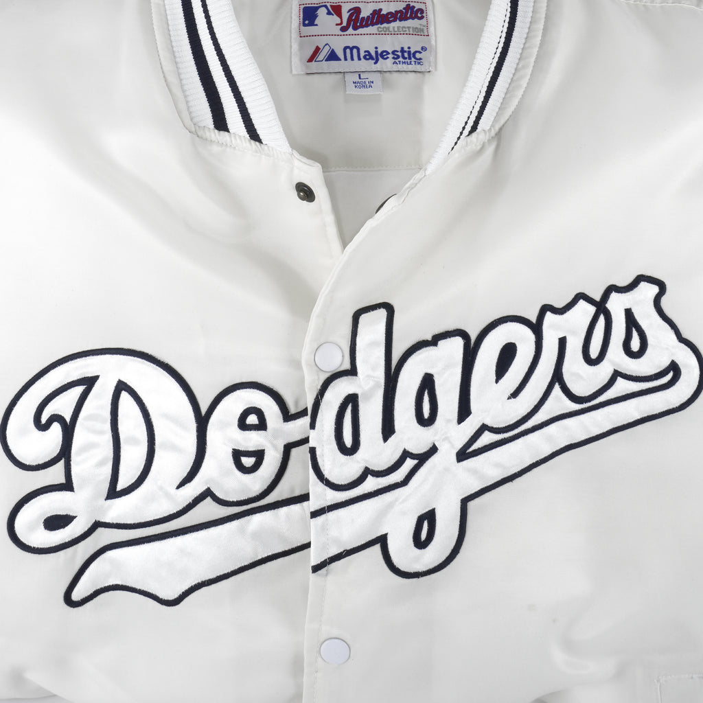 MLB (Majestic) - Dodgers Baseball Jacket 1990s Large Vintage Retro Baseball