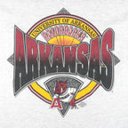 NCAA (Red Oak) - Arkansas Razorbacks T-Shirt 1990s Large Vintage Retro College